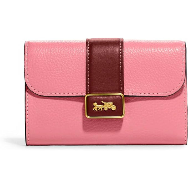 Coach Medium Grace Trifold Wallet In Shell PInk - CHCI421