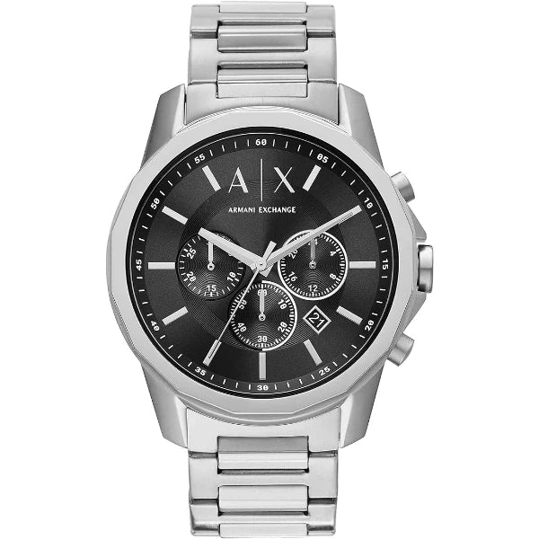 Armani exchange silver watch online