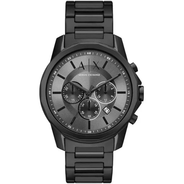 Buy Armani Exchange Gunmetal Stainless Steel Gunmetal Dial Chronograph Quartz Watch for Gents AX7140 Online In Pakistan Dreams Pakistan