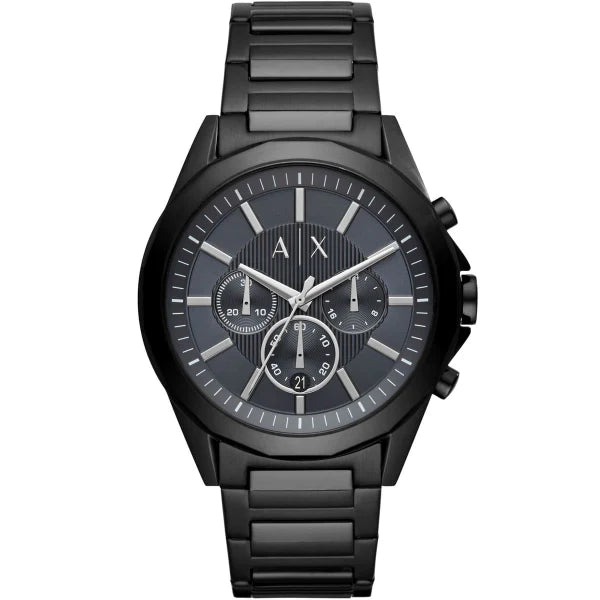 Buy Armani Exchange Black Stainless Steel Black Dial Chronograph Quartz Watch for Gents AX2639 Online In Pakistan Dreams Pakistan