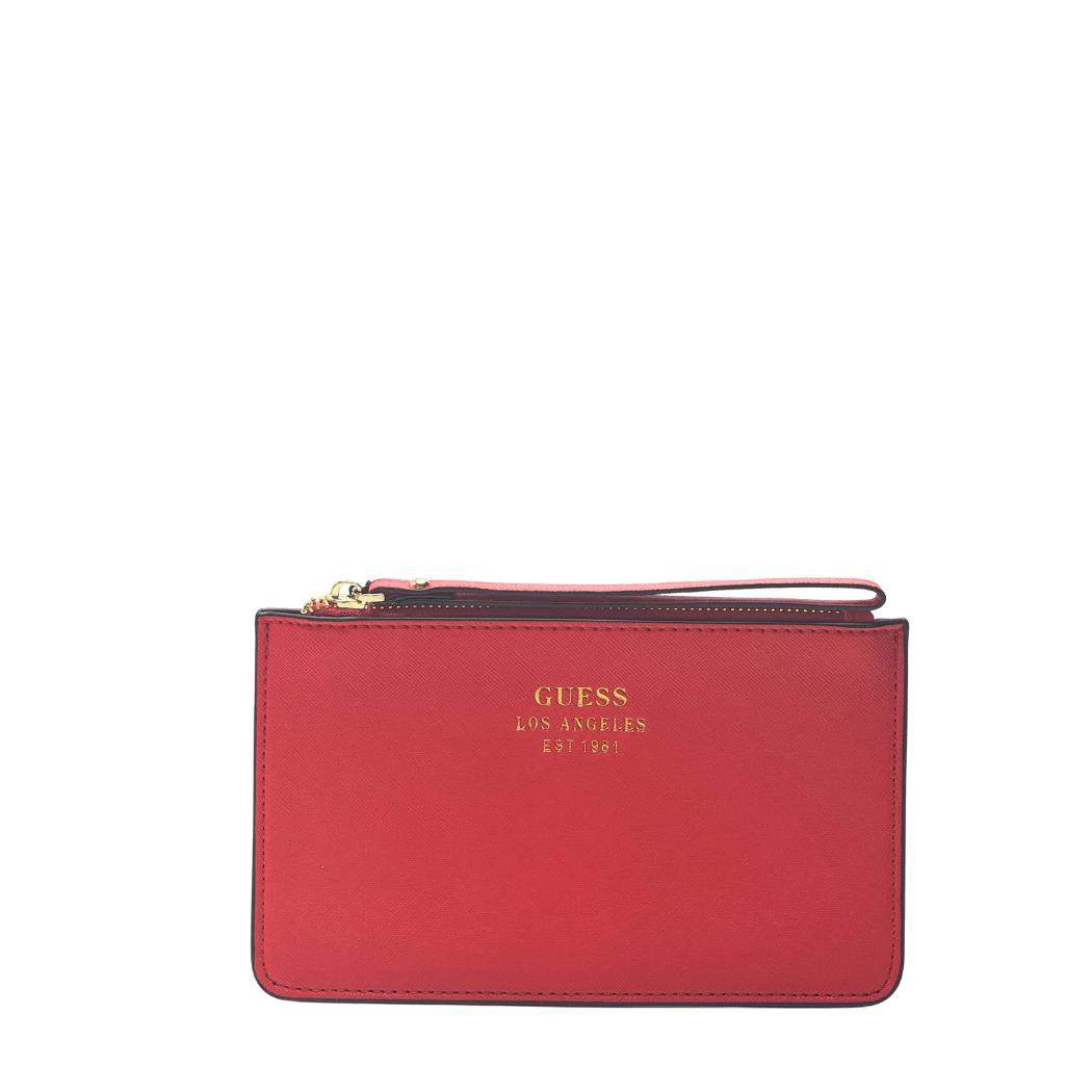 Leather Wallet Portafoglio Guess Los Angeles Robyn Large Zip