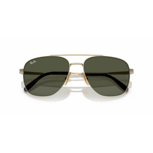 Ray-Ban Gold Green William Titanium Sunglasses - RB8097 926531