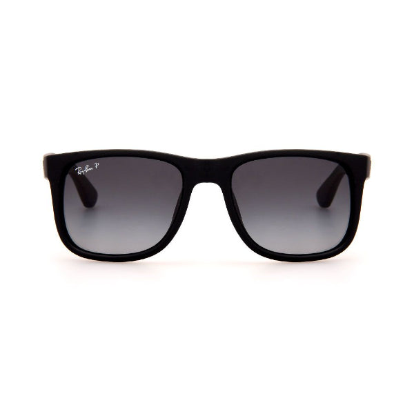 Ray-Ban Polarized Black Grey Gradient Justin Sunglasses - RB4165F 622/T3