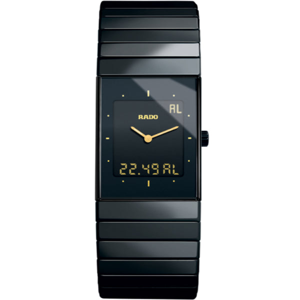 Buy Rado Ceramica Jubile Black Ceramic Strap Black Dial Quartz