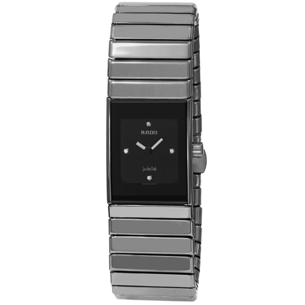 Rado Ceramica Black Stainless Steel Black Dial Automatic Watch for Gents - R21827752