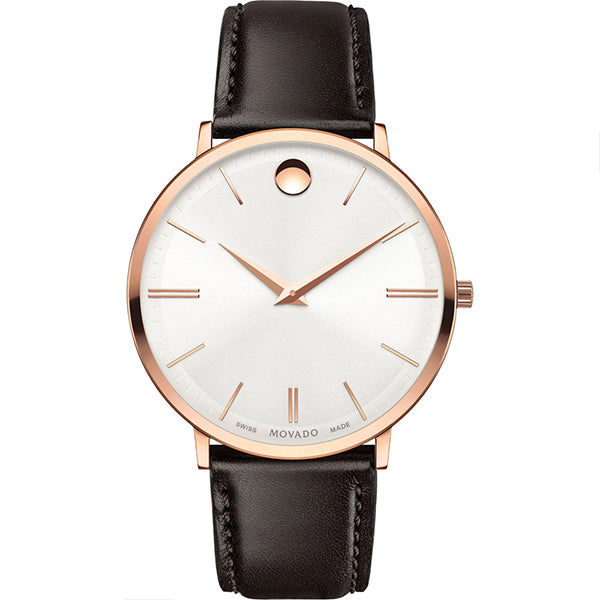 Gold movado museum clearance watch