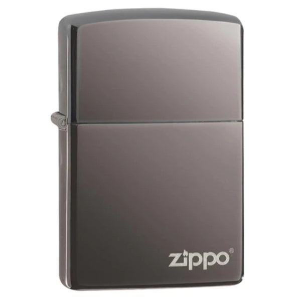 Zippo Classic Black Ice Logo Lighter