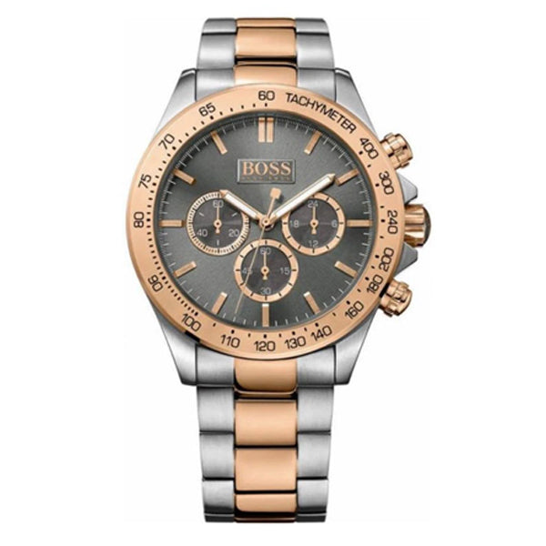boss mens watch hugo boss ikon chronograph gold