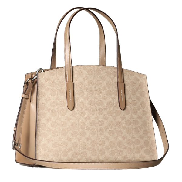 Coach charlie carryall sales in signature canvas