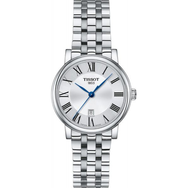 Tissot Carson Premium Lady Silver Stainless Steel Silver Dial Quartz Watch for Ladies - T122.210.11.033.00