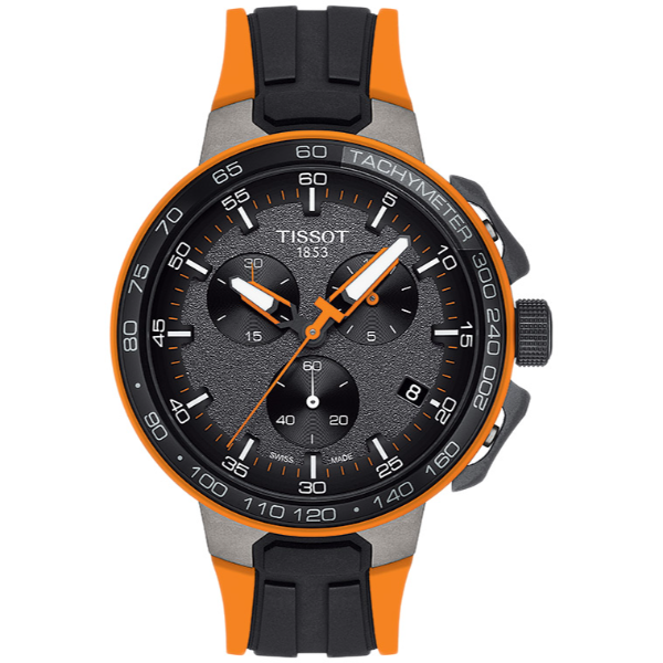 Tissot T Race Multi color Silicone Strap Black Dial Chronograph