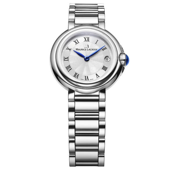 Maurice Lacroix Fiaba Silver Stainless Steel Silver Dial Quartz Watch for Ladies - FA1003-SS002-110-1