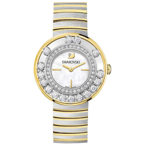 Swarovski Lovely Two-tone Stainless Steel Silver Dial  Quartz Watch for Ladies - 1187022