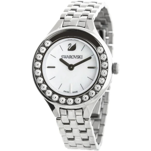 Swarovski Lovely Crystals Silver Stainless Steel Silver Dial  Quartz Watch for Ladies - 5242901