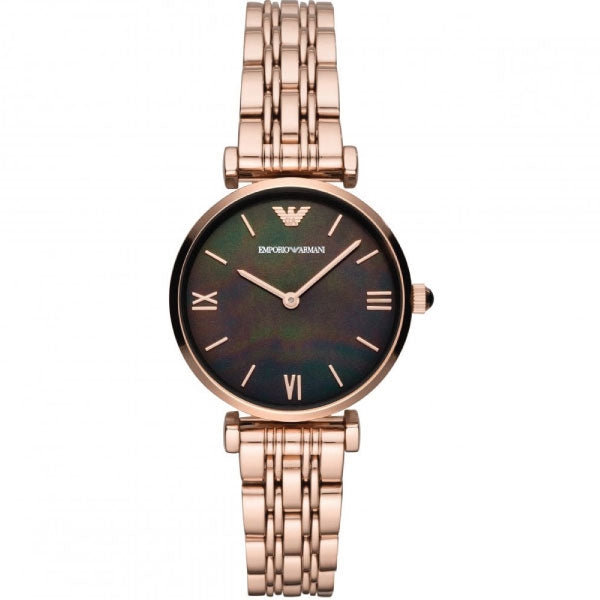 EMPORIO ARMANI Gianni T Bar Rose Gold Stainless Steel Mother Of Pearl Dreams Pakistan