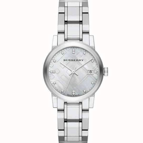 Burberry cheap silver watch