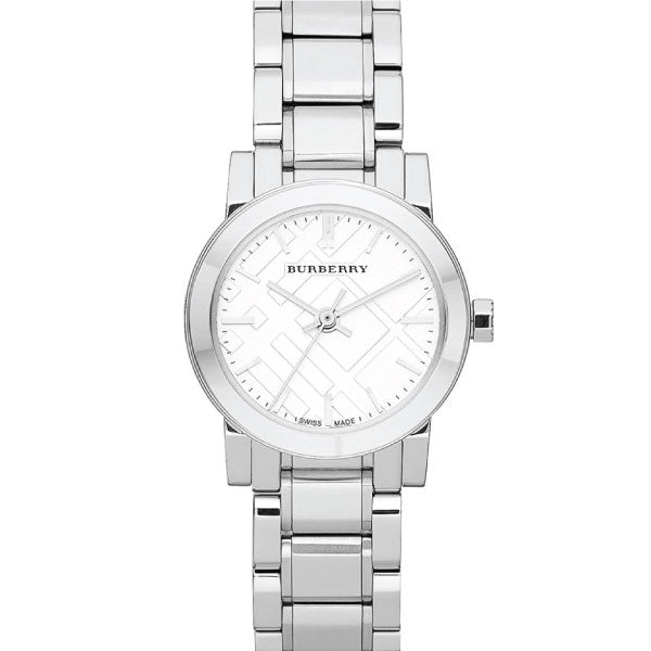 Burberry Silver Stainless Steel Silver Dial Quartz Watch for