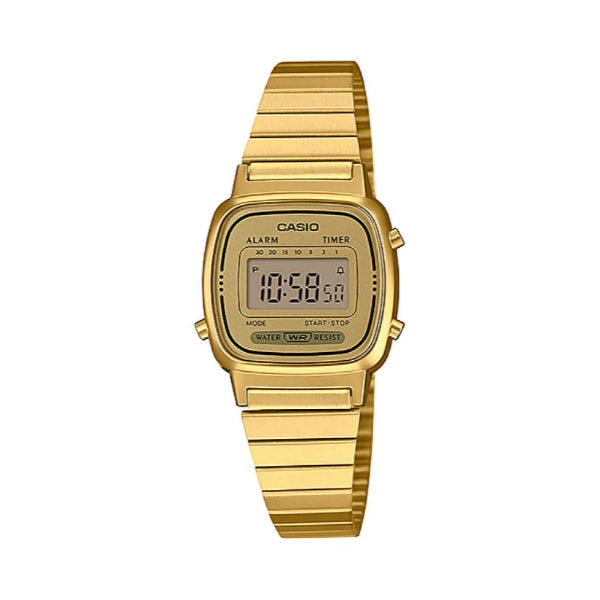 Gold shop plated casio