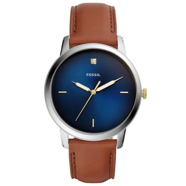 Fossil best sale minimalist blue