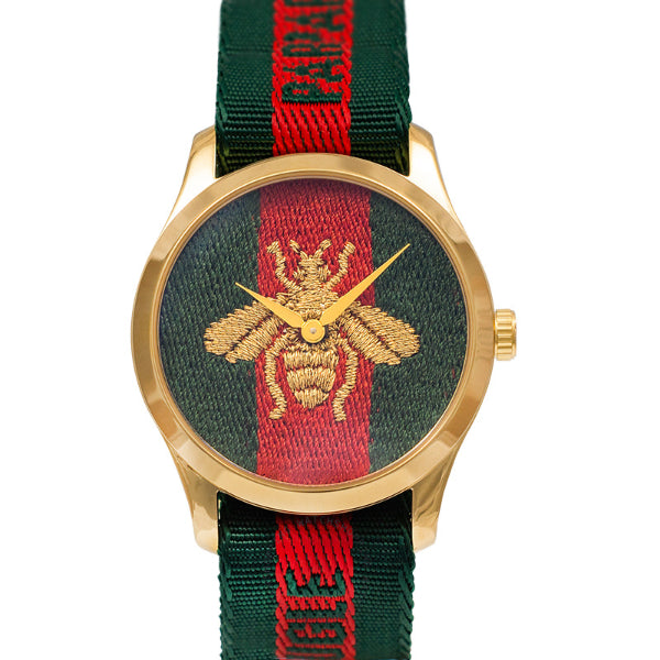 Gucci green clearance bee watch