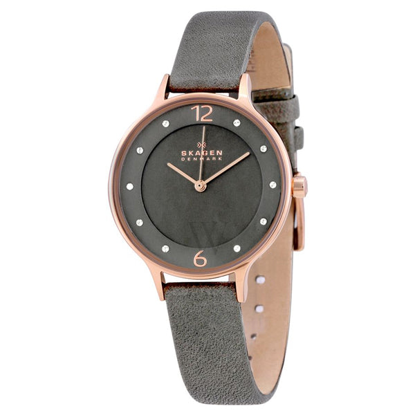 Anita Grey Skagen Anita Skw2267 Skagen Anita Grey Leather Strap