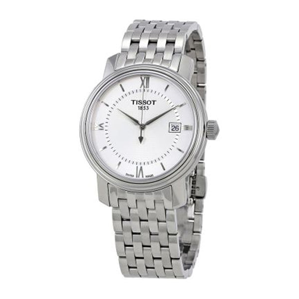 Tissot Bridgeport Silver Stainless Steel Silver Dial Quartz Watch for Men's - T-0974101103800