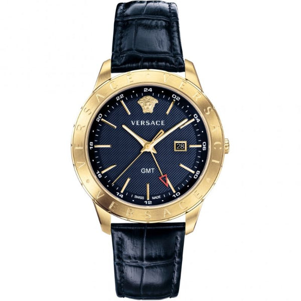 Versace watch blue on sale strap