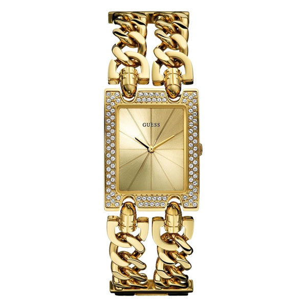 Gold guess outlet watch ladies