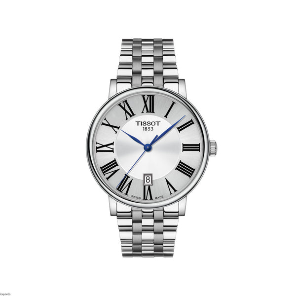 Tissot Carson Premium Silver Stainless Steel Silver Dial Quartz Watch for Men's - T122.410.11.033.00
