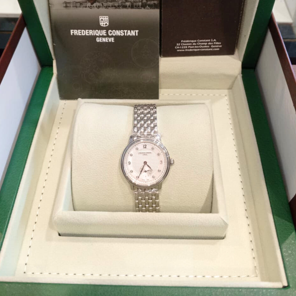 Epos Silver Stainless Steel Silver Dial Quartz Watch for Ladies - EPS-93519