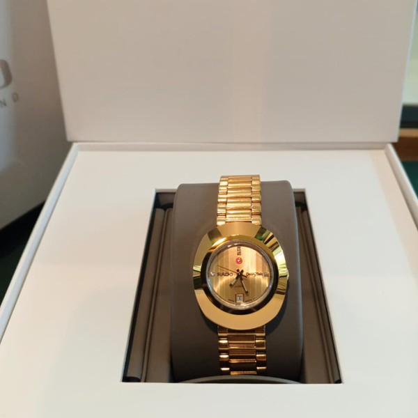 Rado Gold Stainless Steel Gold Dial Automatic Watch for Ladies - R561.0316.3