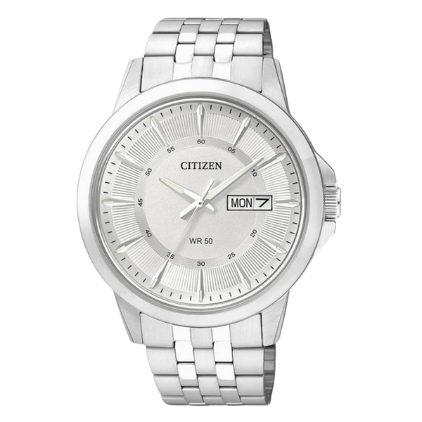 Citizen Silver Stainless Steel Silver Dial Quartz Watch for Gents - BF2011-51A