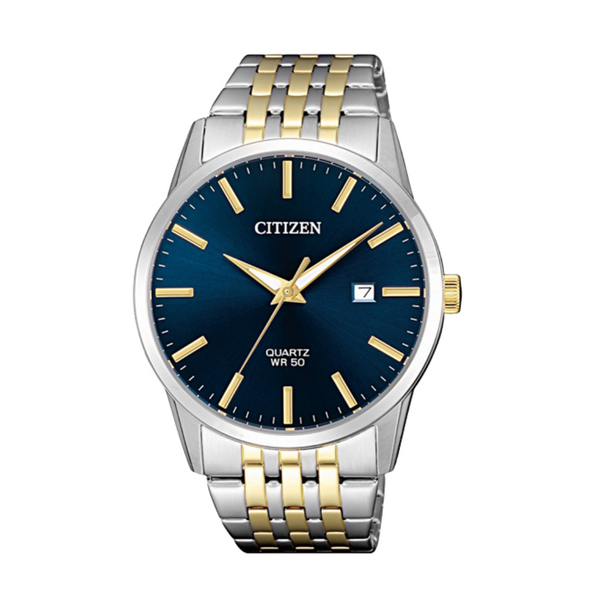 Citizen Two-tone Stainless Steel Blue Dial Quartz Watch for Gents - BI5006-81L