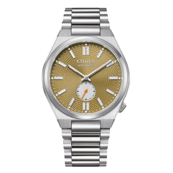 Citizen Silver Stainless Steel Green Dial Automatic Watch for Gents - NK5010-51X