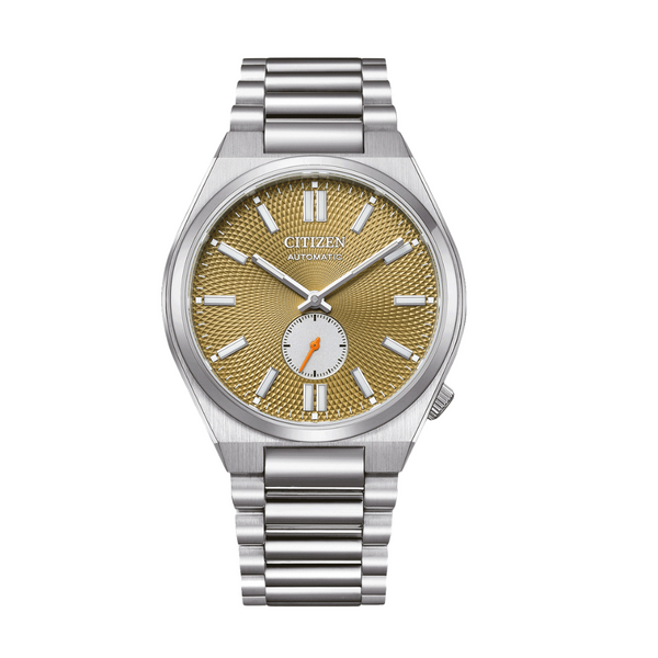 Citizen Silver Stainless Steel Green Dial Automatic Watch for Gents - NK5010-51X