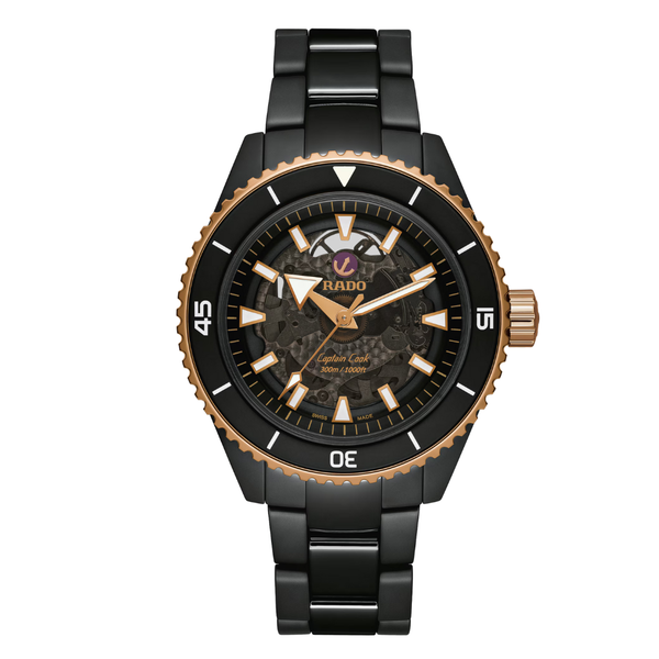 Rado Captain cook Black High-tech ceramic Black Dial Automatic Watch for Gents - R32127162