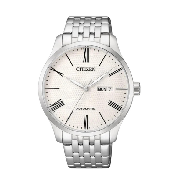 Citizen Silver Stainless Steel White Dial Automatic Watch for Gents - NH8350-59A