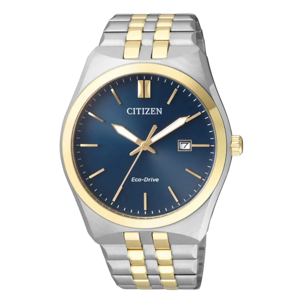Citizen Eco-Drive Two-tone Stainless Steel Blue Dial Quartz Watch for Gents - BM7334-66L