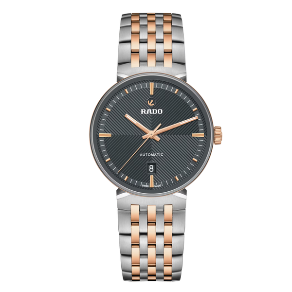 Rado Florence Two-tone Stainless Steel Grey Dial Quartz Watch for Gents - R48903103