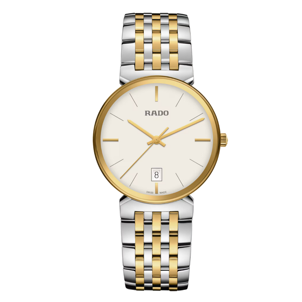 Rado Florence Two-tone Stainless White Dial Automatic Watch for Unisex - R48912023