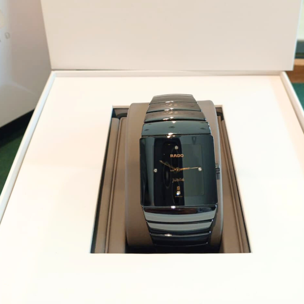 Rado Black Ceramic Black Dial Quartz Watch for Gents - R13335722