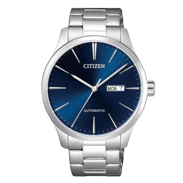 Citizen Silver Stainless Steel Blue Dial Automatic Watch for Gents - NH8350-83L
