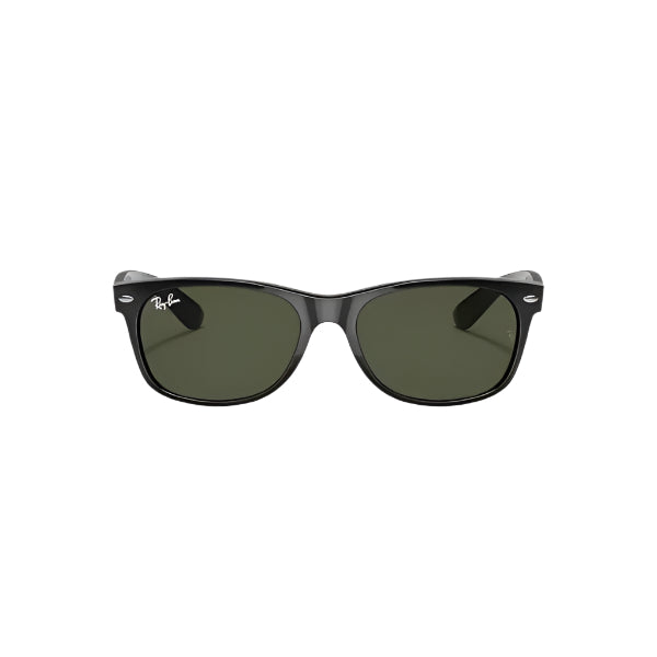 Ray‑Ban RB 2132 901L New Wayfarer Classic – Gloss Black Frame / G‑15 Green Lens – 55 mm