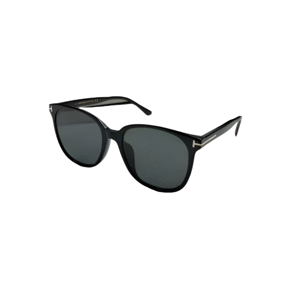Tom Ford TF 972‑K 01A Sunglasses – Shiny Black / Grey