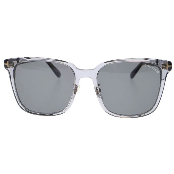 Tom Ford TF 891-K Square Transparent Grey Grey Lens Sunglasses – 59-19