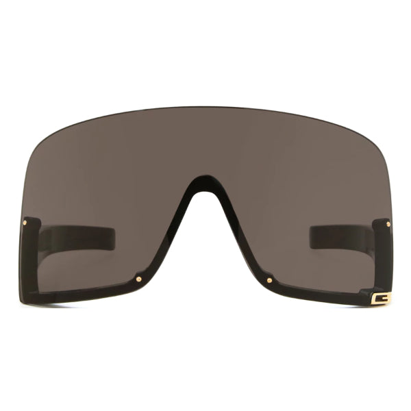 Gucci GG1631S Shield Sunglasses – Black Frame / Grey Lens – 99‑1‑115