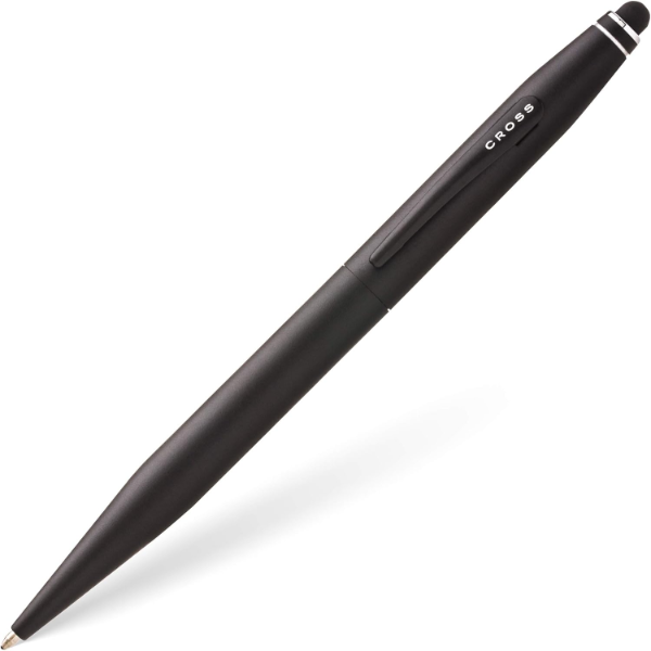 Cross Tech2 Satin Black Dual-Function Ballpoint Pen with Stylus - AT0652-1