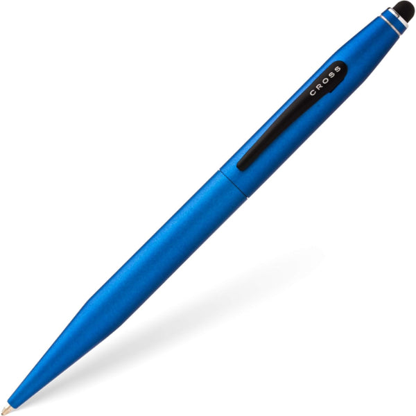 Cross Tech2 Metallic Blue Dual-Function Ballpoint Pen With Stylus - At0652-6