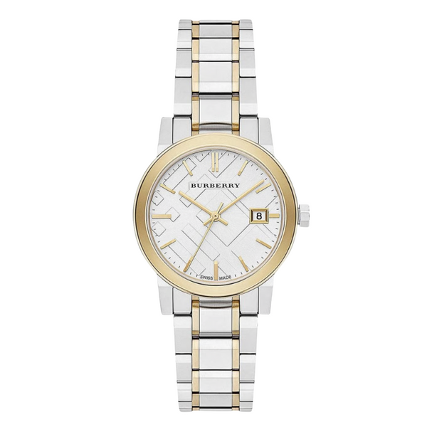 Burberry The City Silver Stainless Steel Silver Dial Quartz Watch for Ladies - BU9115