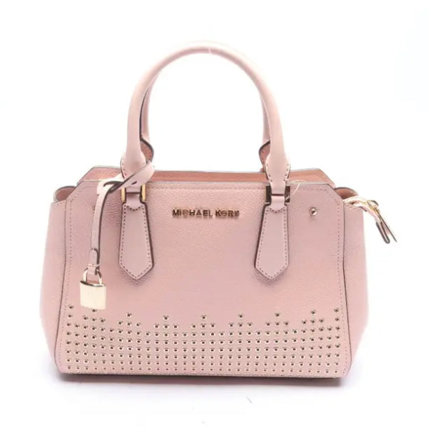 Michael Kors Hayes Medium Messenger Pink Leather Handbag - 35F8GYEM6T